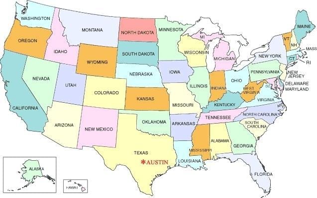 Usa. kgm อยู่ในแผนที่ usa. kgm