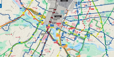 Usa. kgm สาธารณะของการขนส่งแผนที่