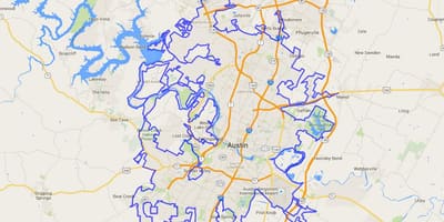 แผนที่ของ usa. kgm เขตเมืองนี้